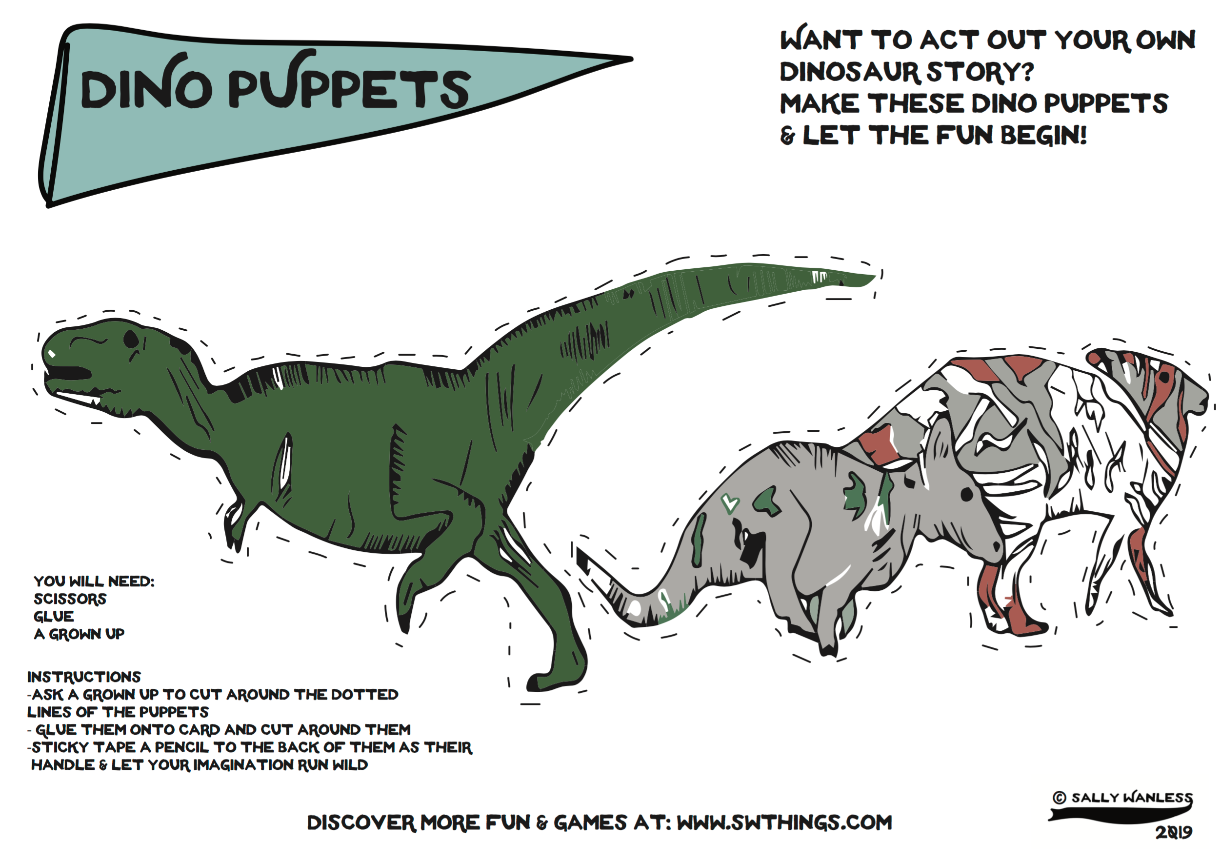 Dino Puppets